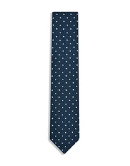 Navy Dotted Tie