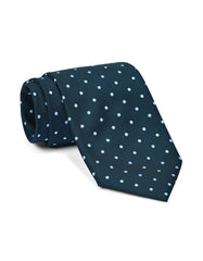 Navy Dotted Tie