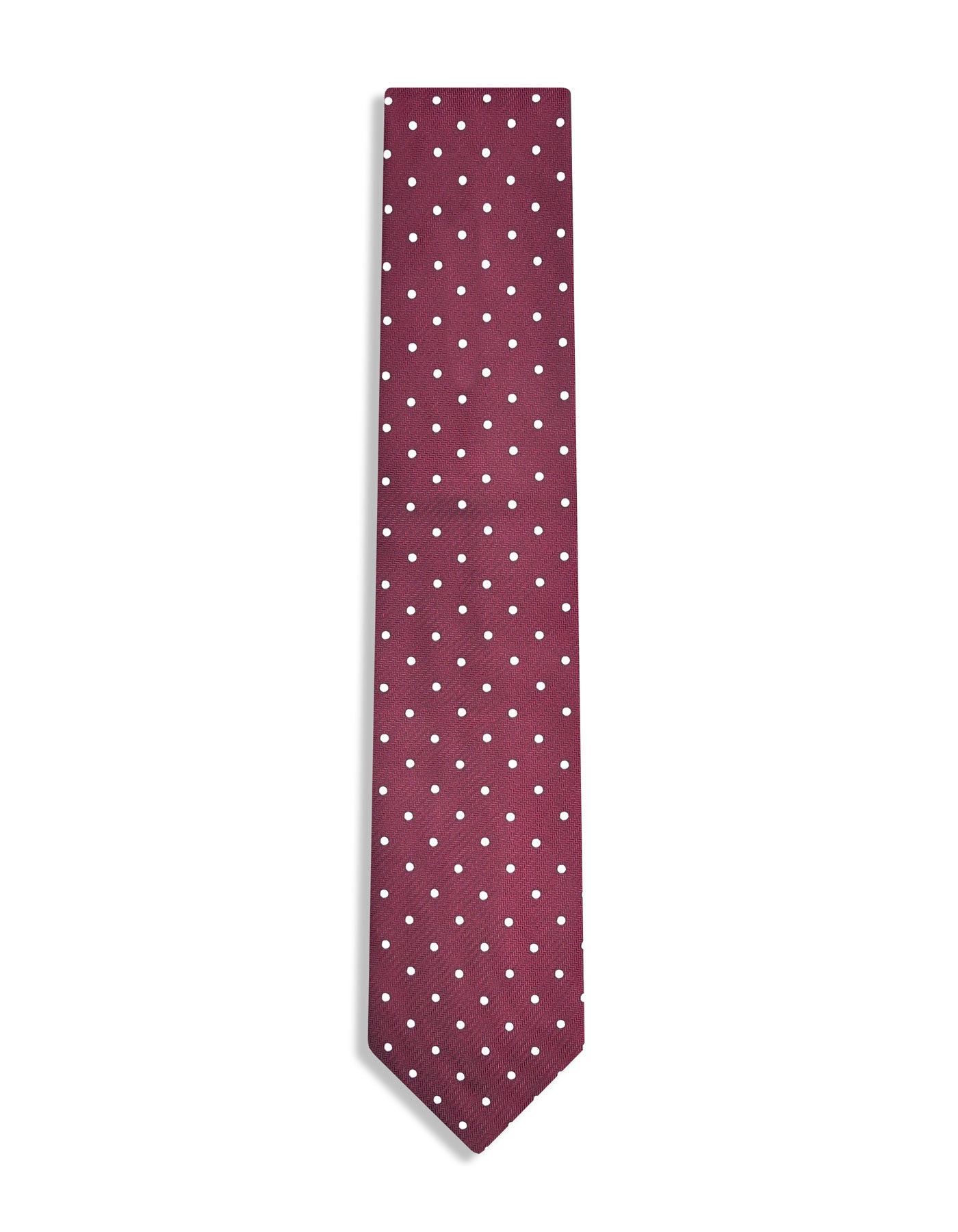 Maroon Dotted Tie