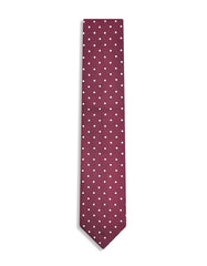 Maroon Dotted Tie