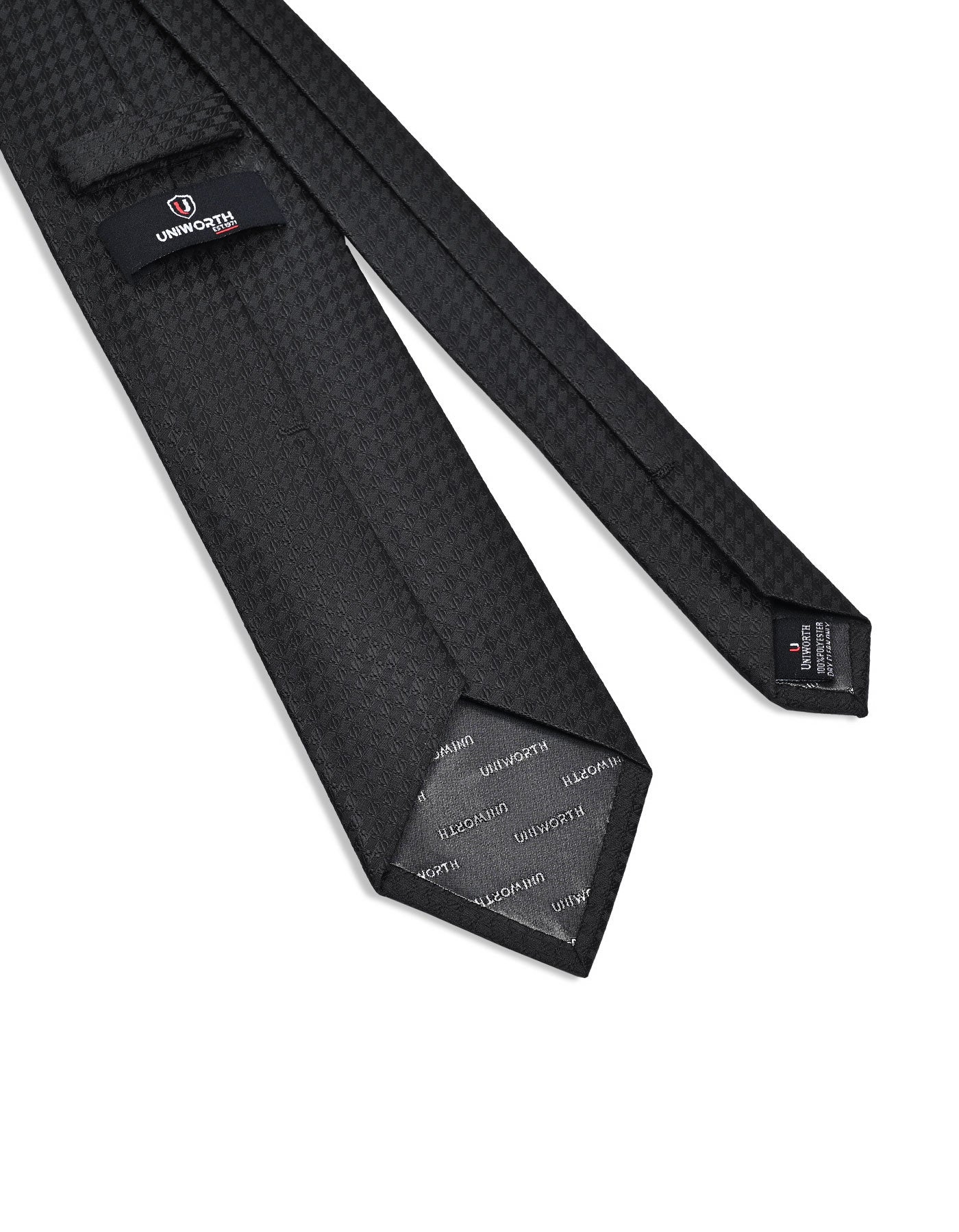 Black Texture Tie