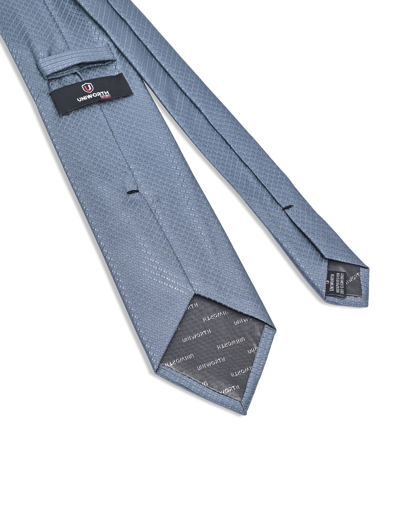 Grey Self Tie