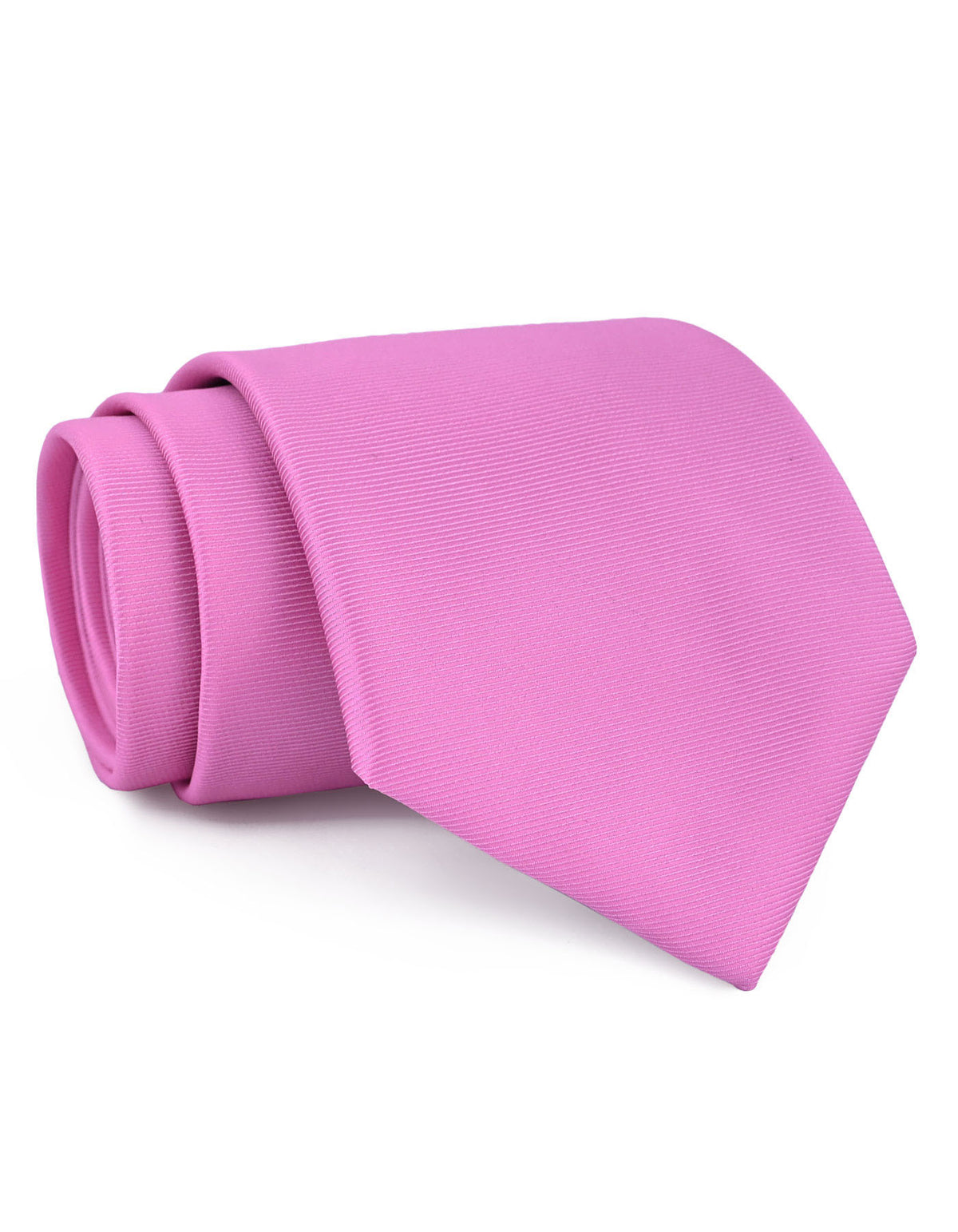 Pink Plain Tie