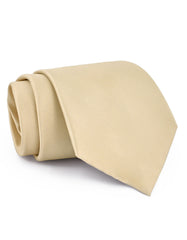 Beige Plain Tie
