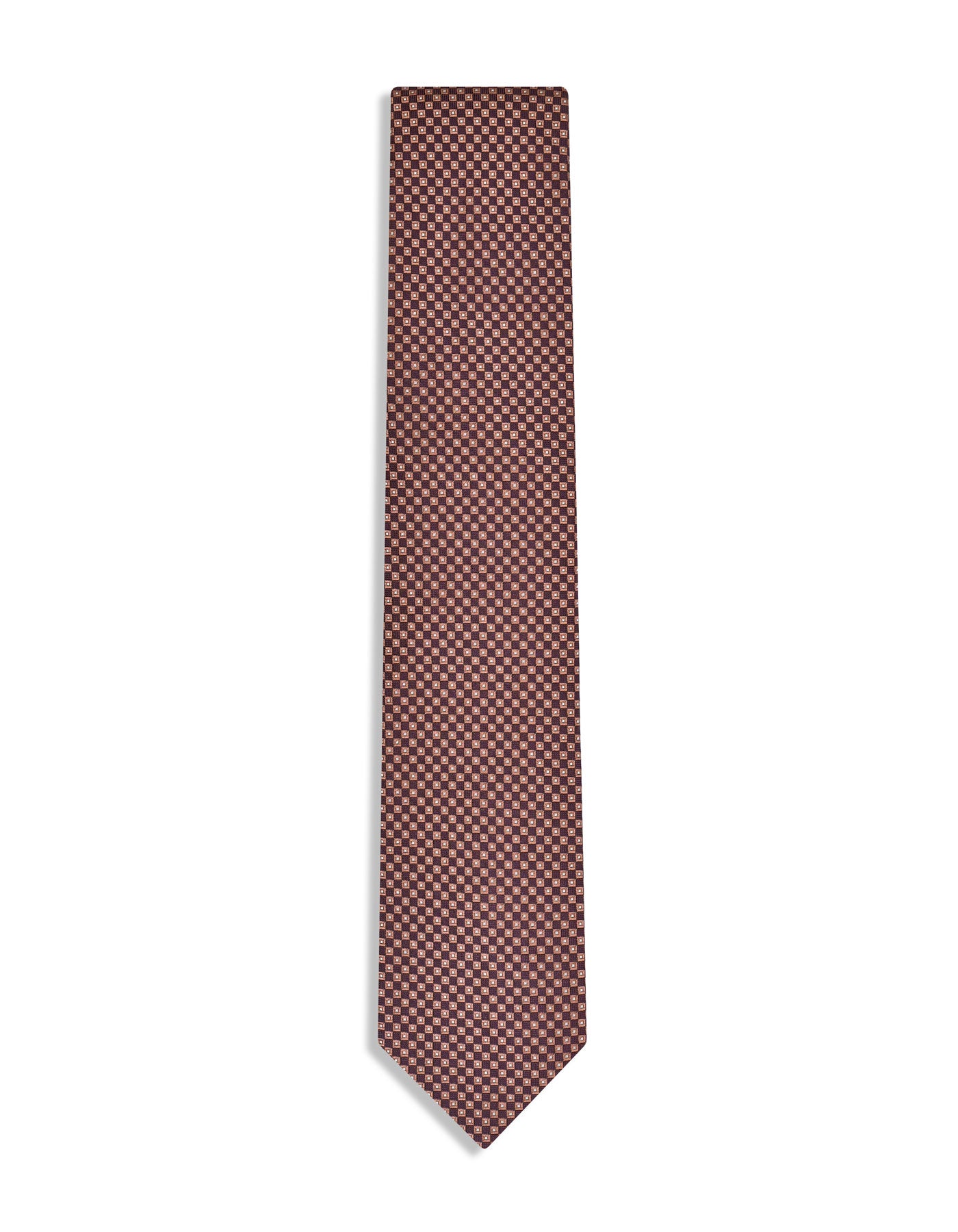 Purple Geometric Tie