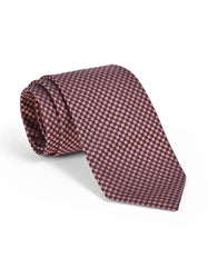 Purple Geometric Tie