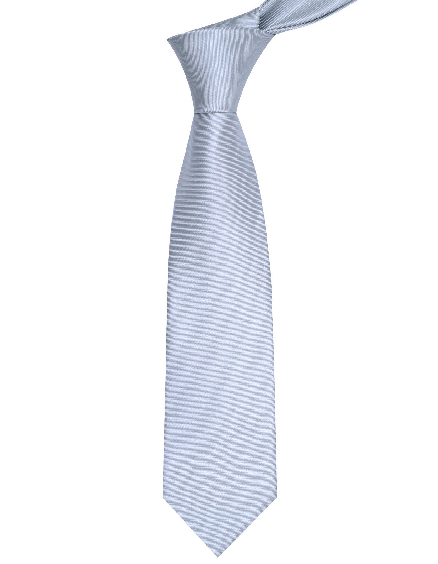 Silver Plain Tie
