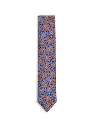 Copper Floral Tie