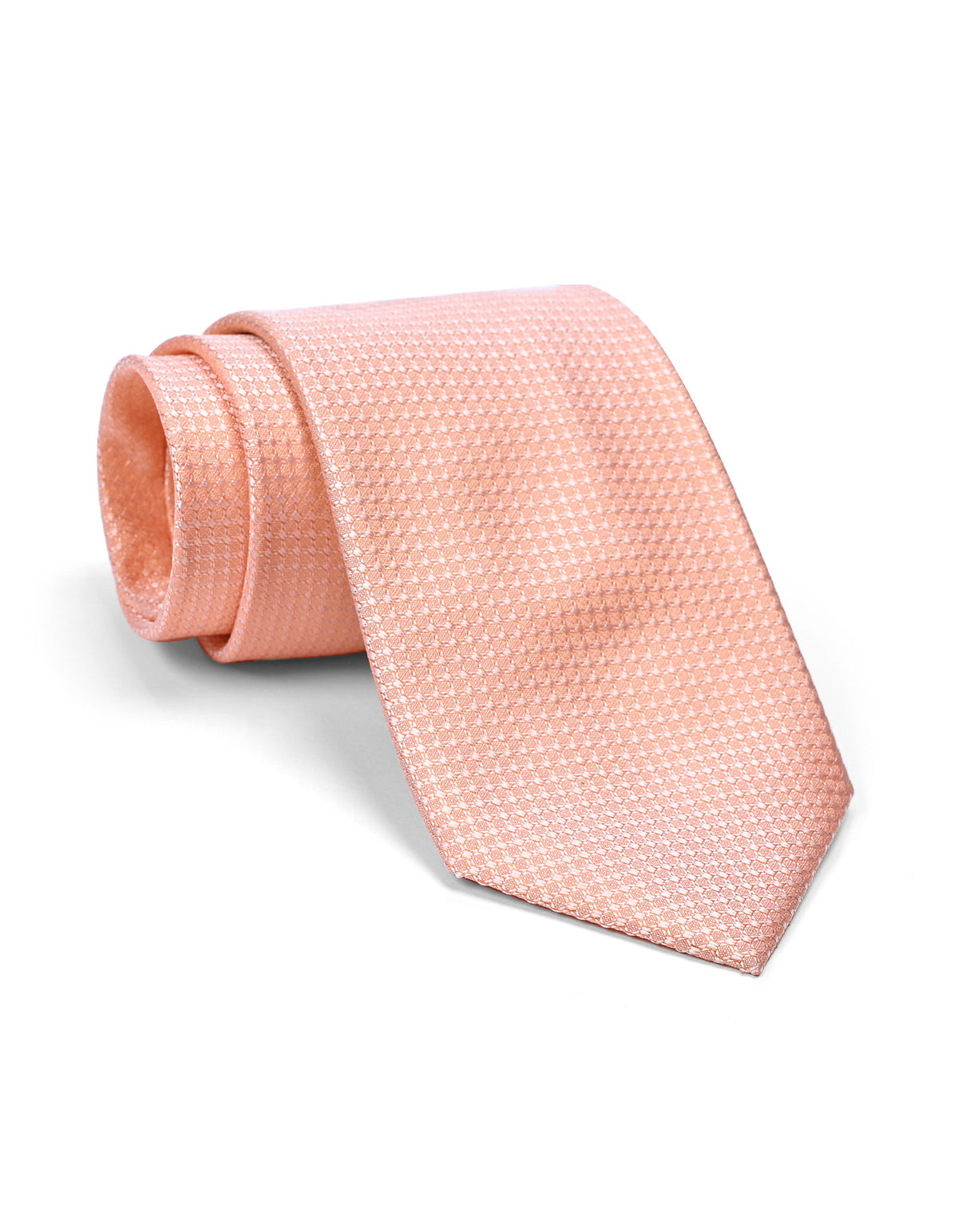 Peach Geometric Tie