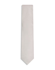 Cream Geometric Tie