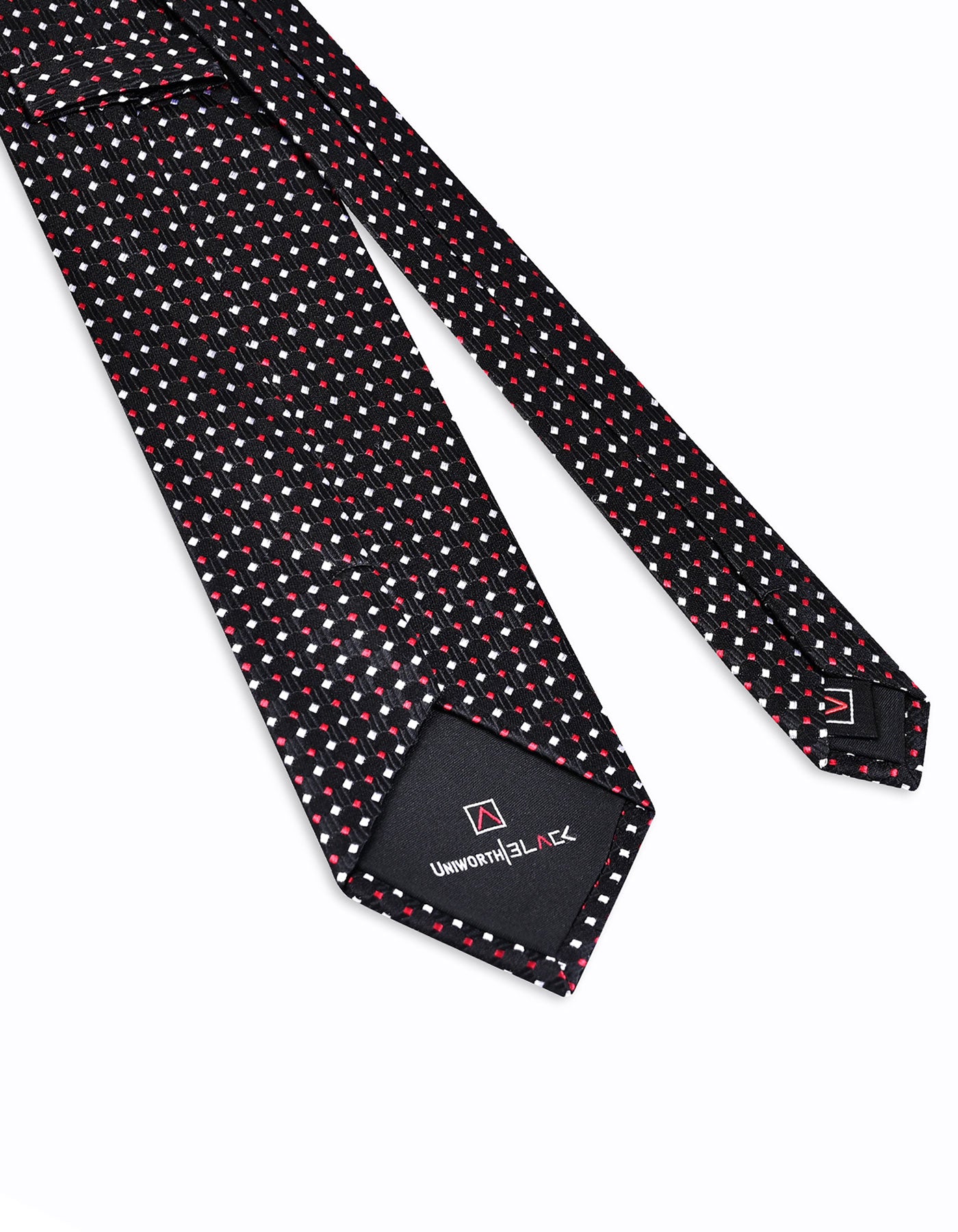 Black Dotted Tie