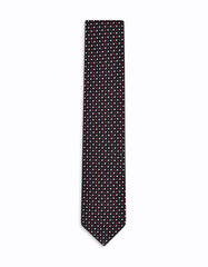 Black Dotted Tie