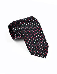 Black Dotted Tie