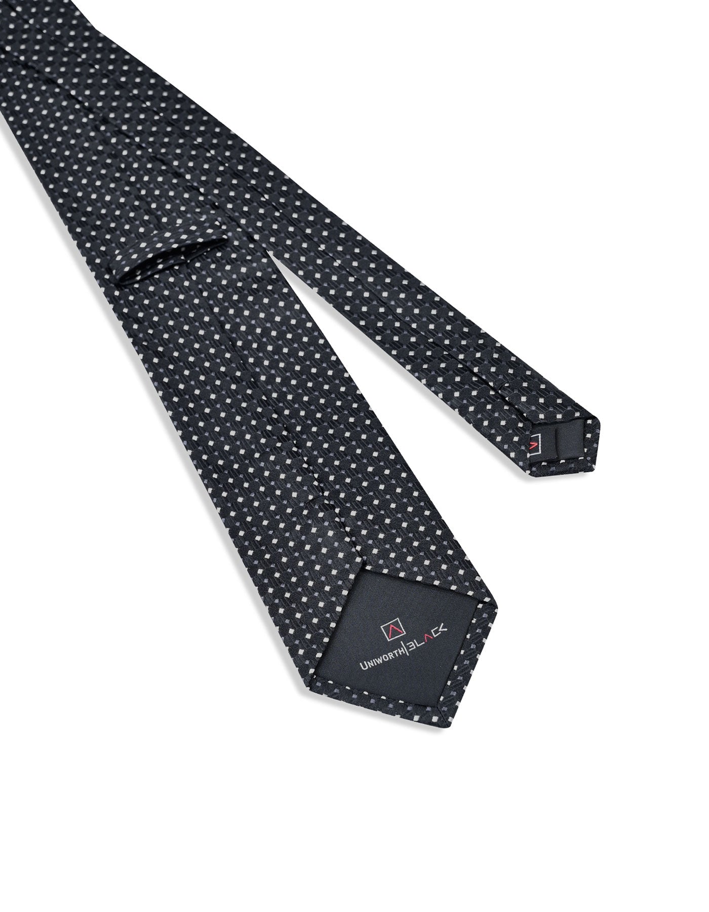 Black Dotted Tie