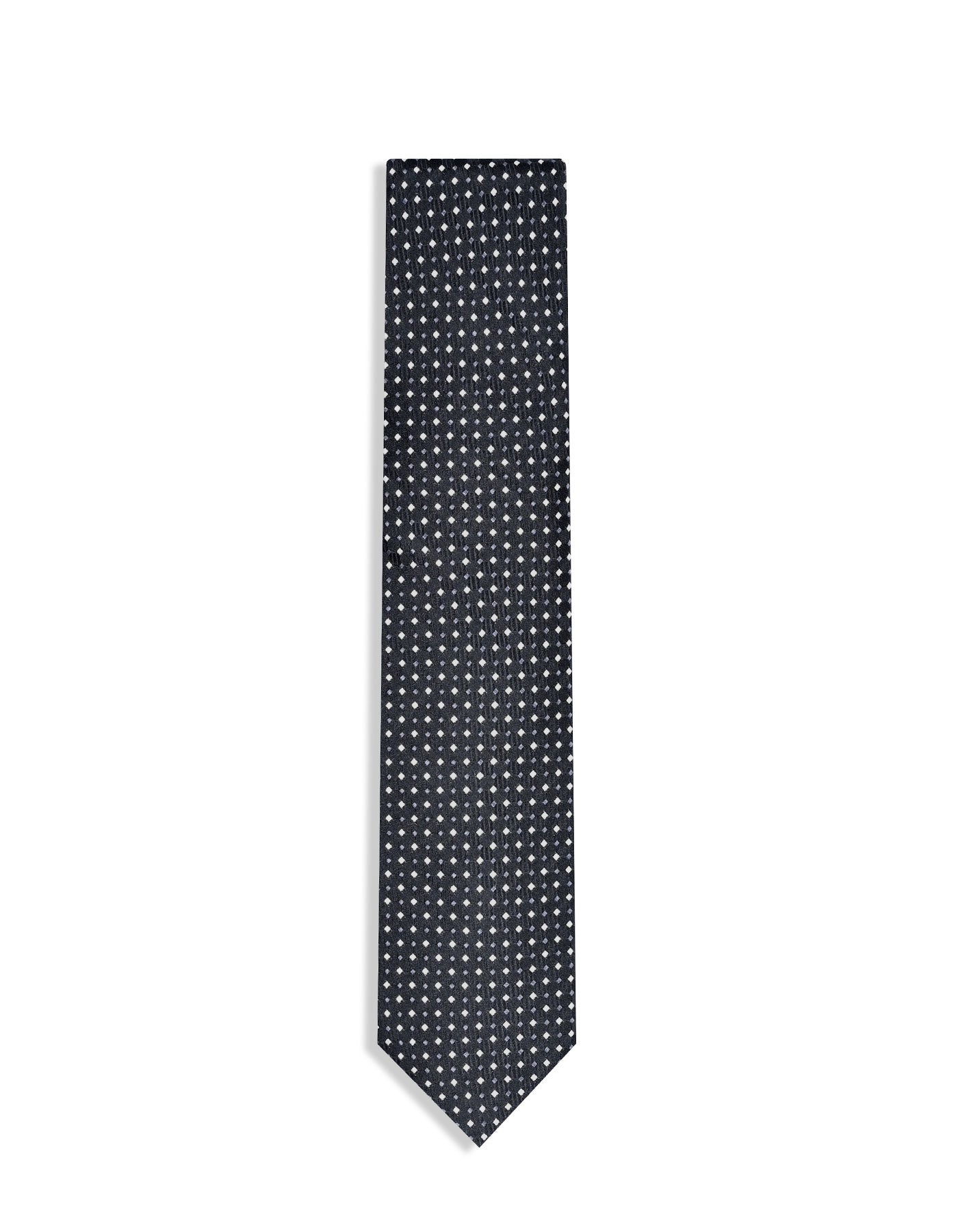 Black Dotted Tie