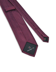 Red Geometric Tie