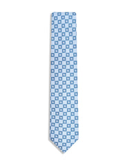 Turquoise Geometric Tie