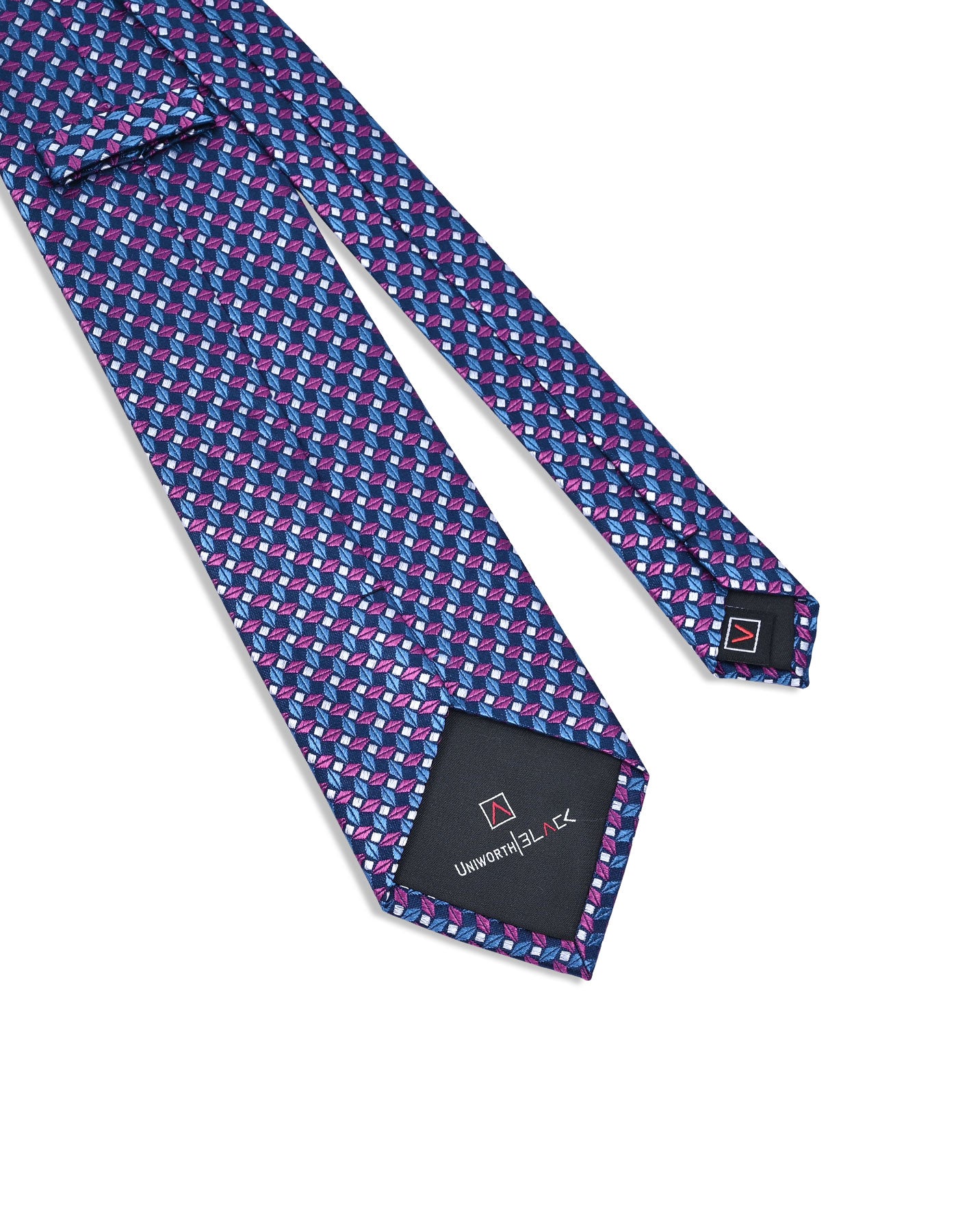 Red Geometric Tie