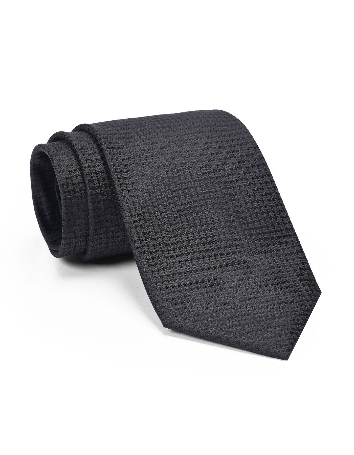 Black Geometric Tie