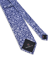 Navy Floral Tie