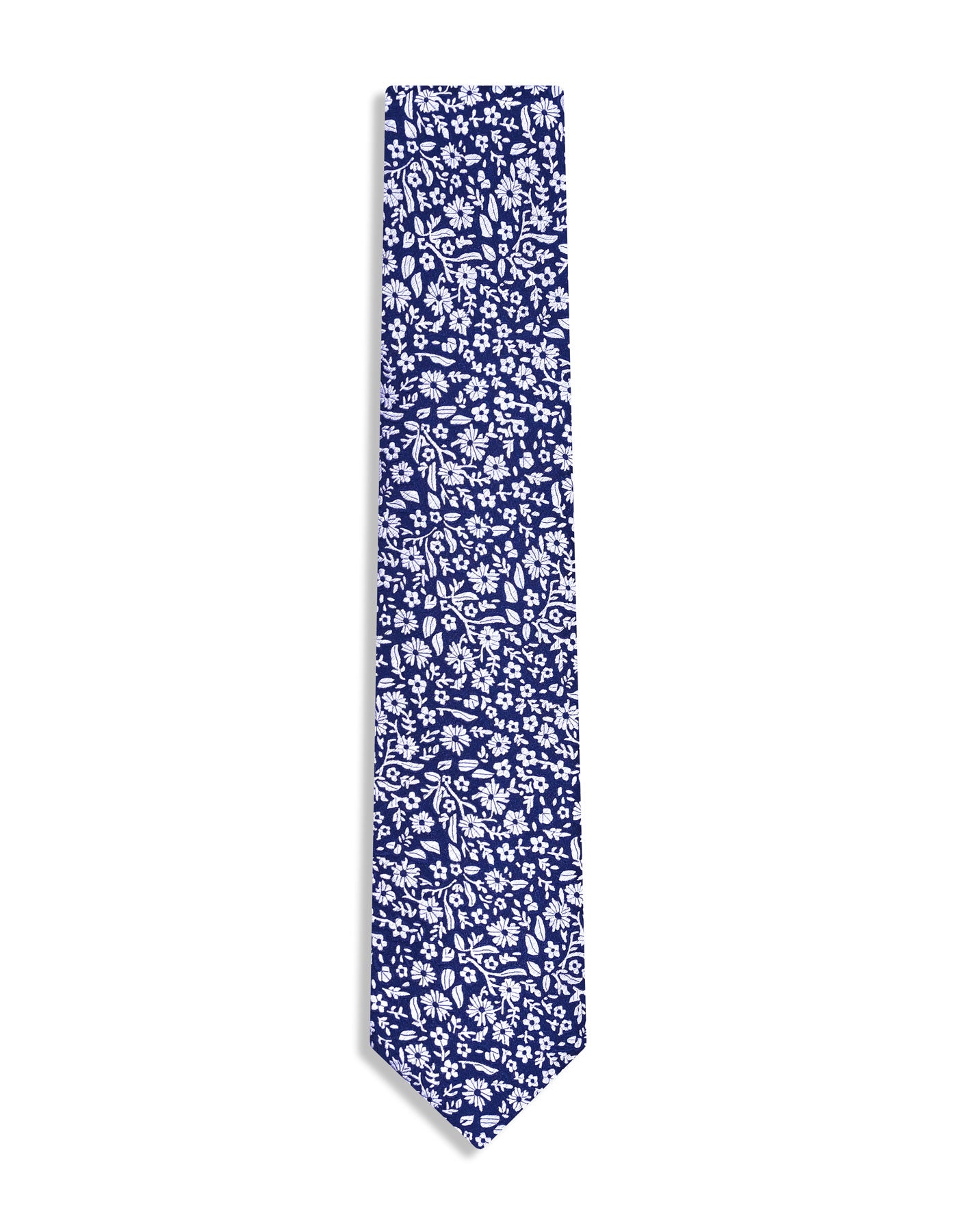 Navy Floral Tie