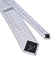 Grey Geometric Tie