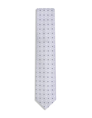 Grey Geometric Tie