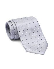 Grey Geometric Tie