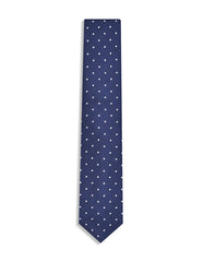 Navy Dotted Tie