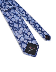 Blue Floral Tie