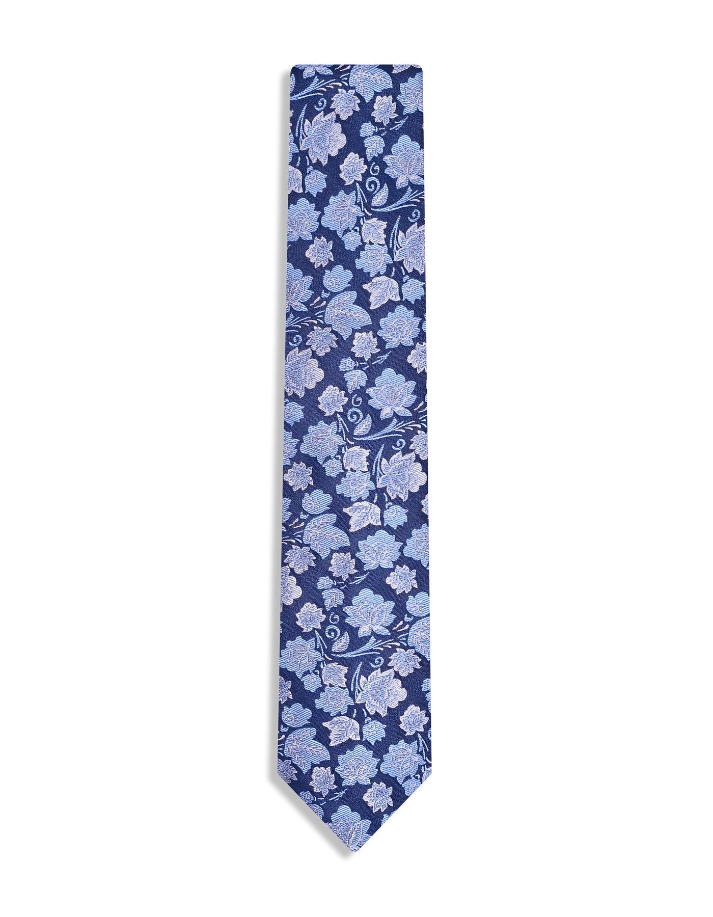 Blue Floral Tie