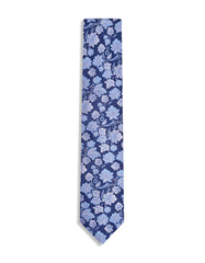 Blue Floral Tie