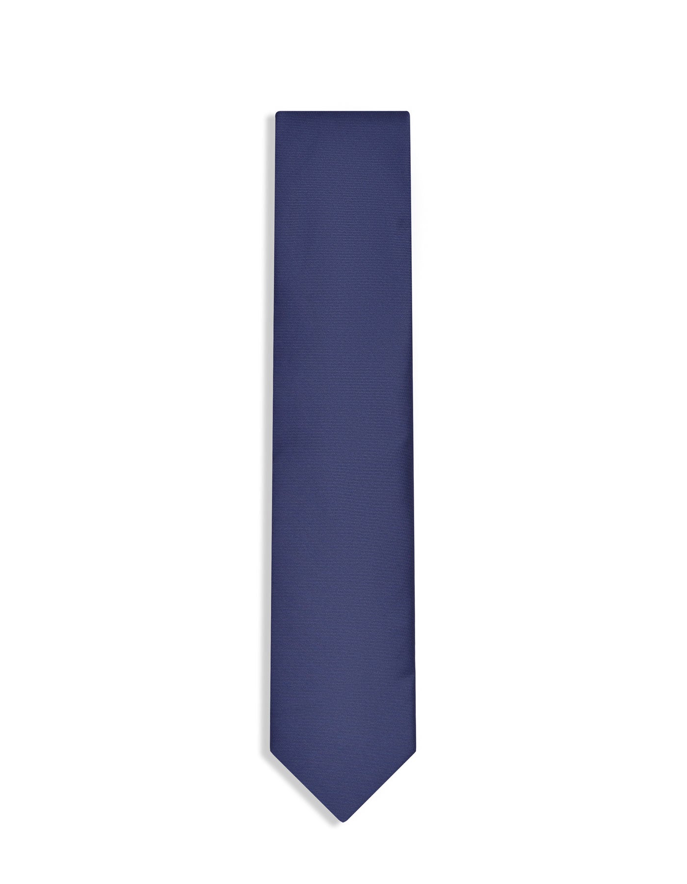 Navy Self Plain Tie