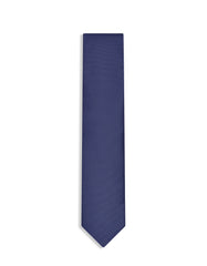 Navy Self Plain Tie