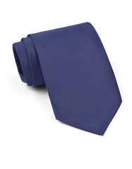 Navy Self Plain Tie
