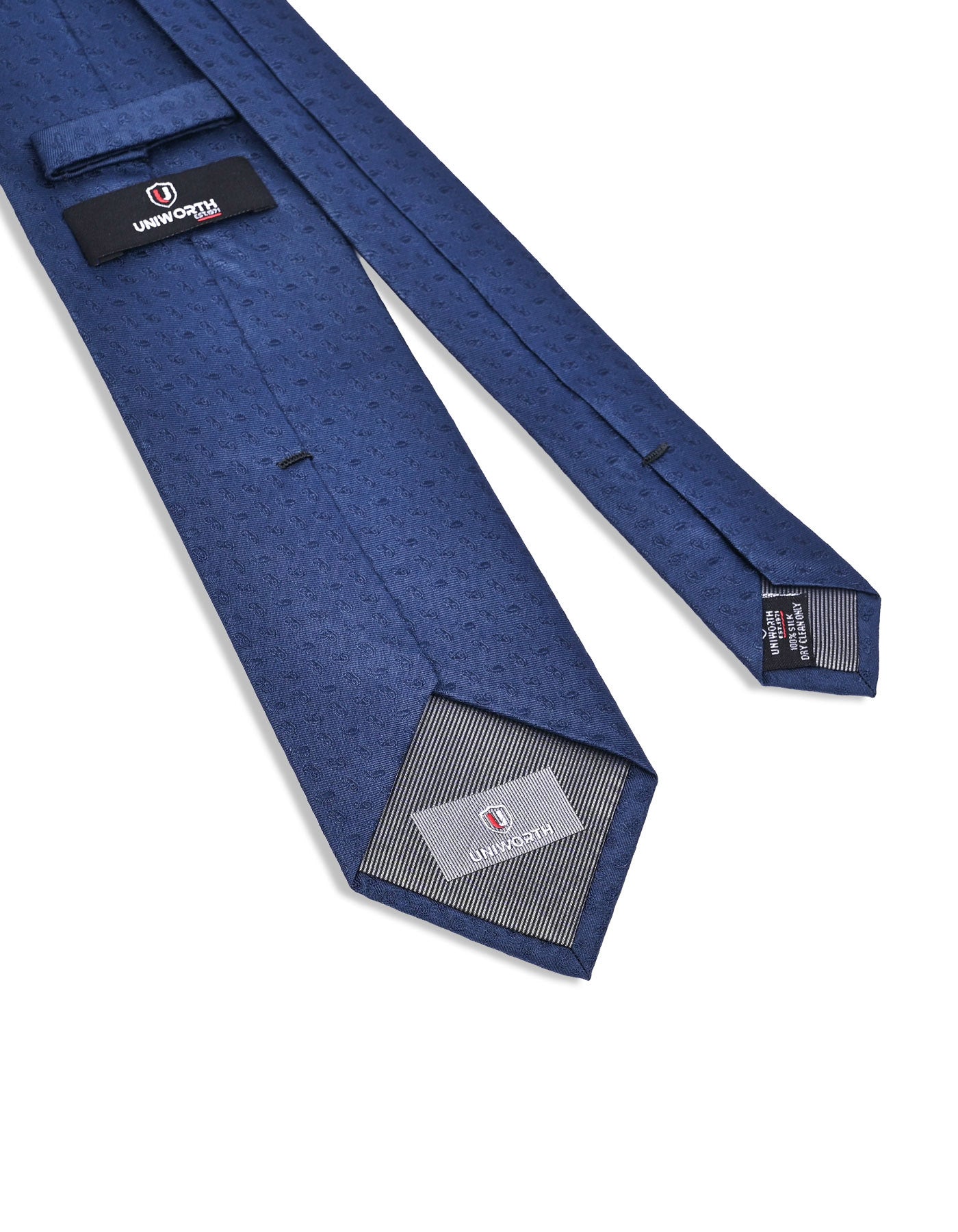 Navy Paisley Tie