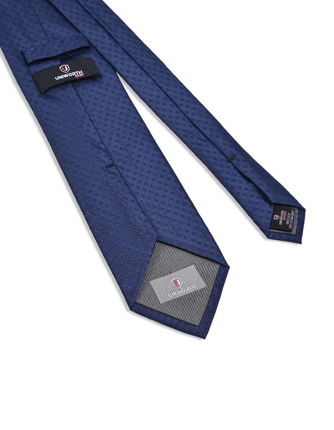 Navy Geometric Tie