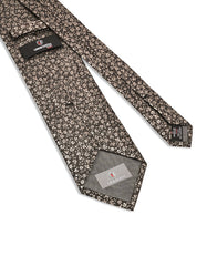 Brown Floral Tie