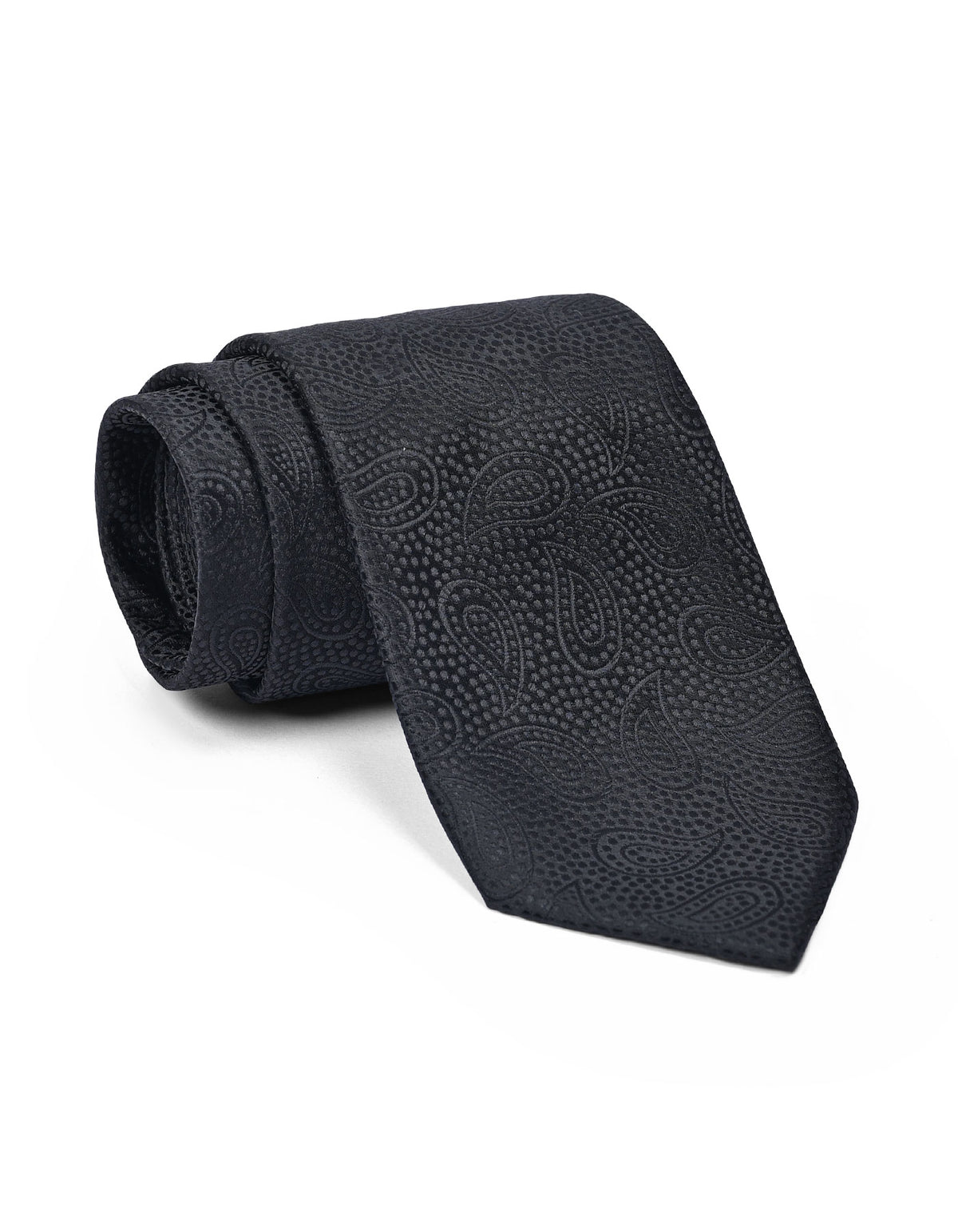 Black Paisley Tie