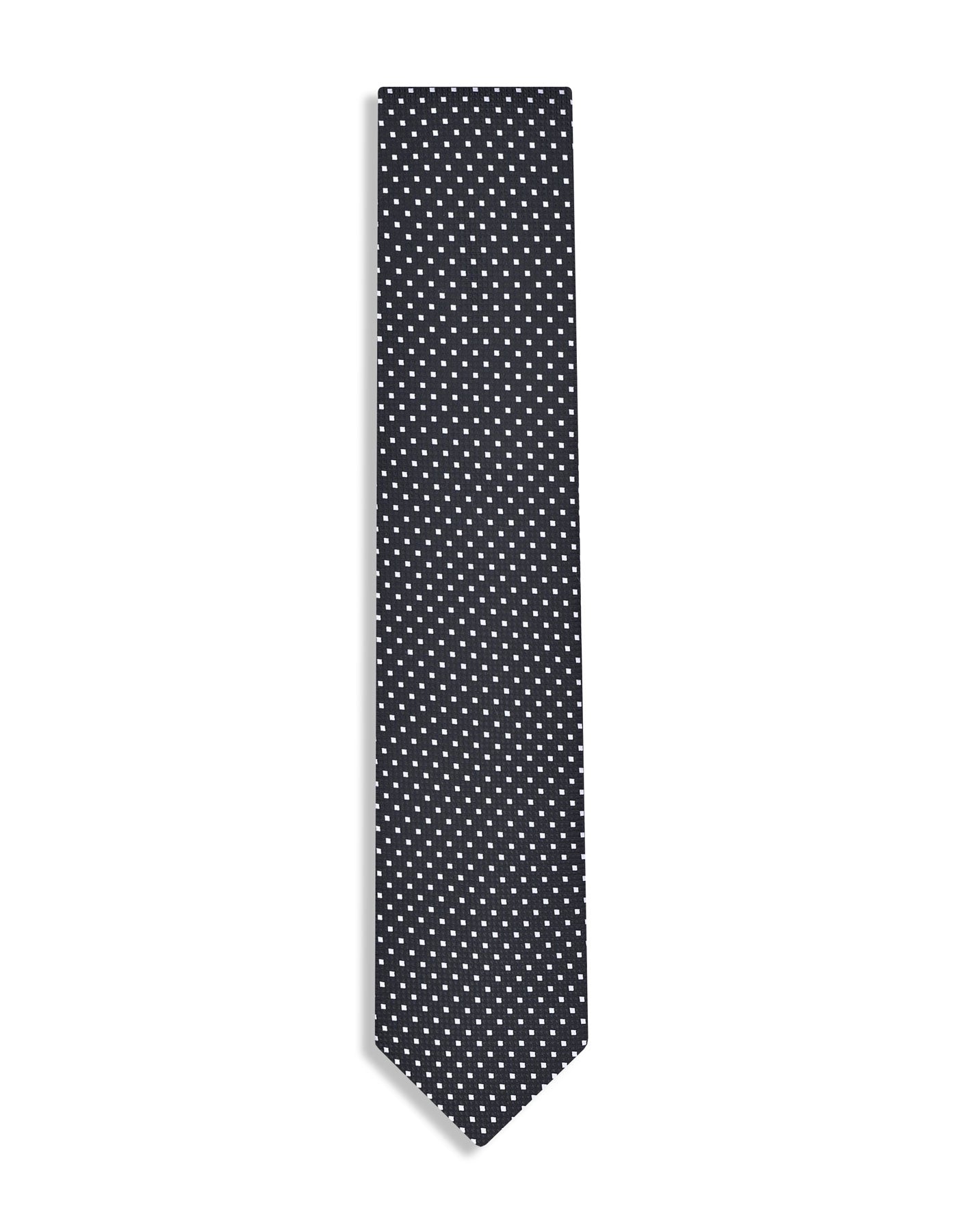 Black Geometric Tie