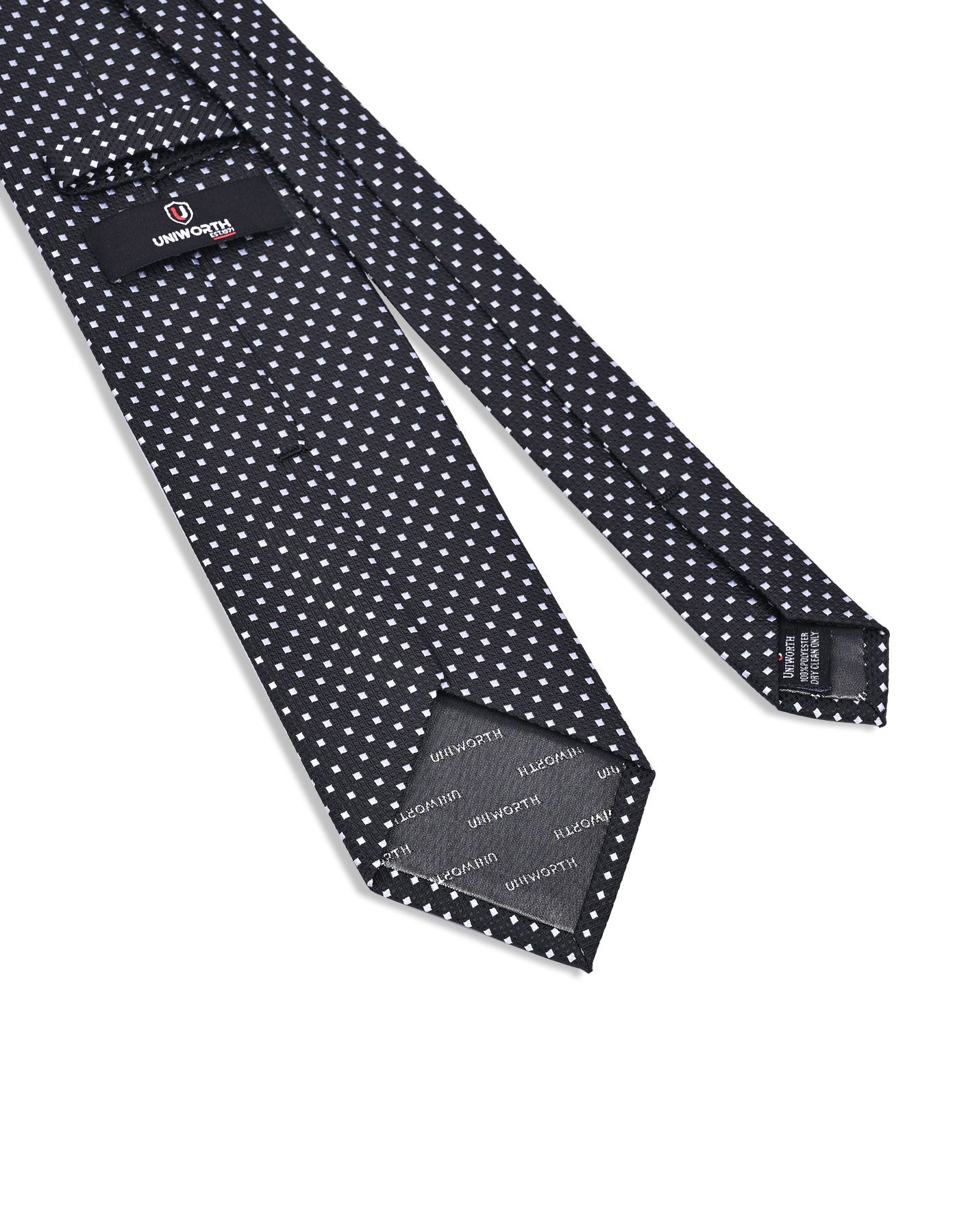 Black Geometric Tie