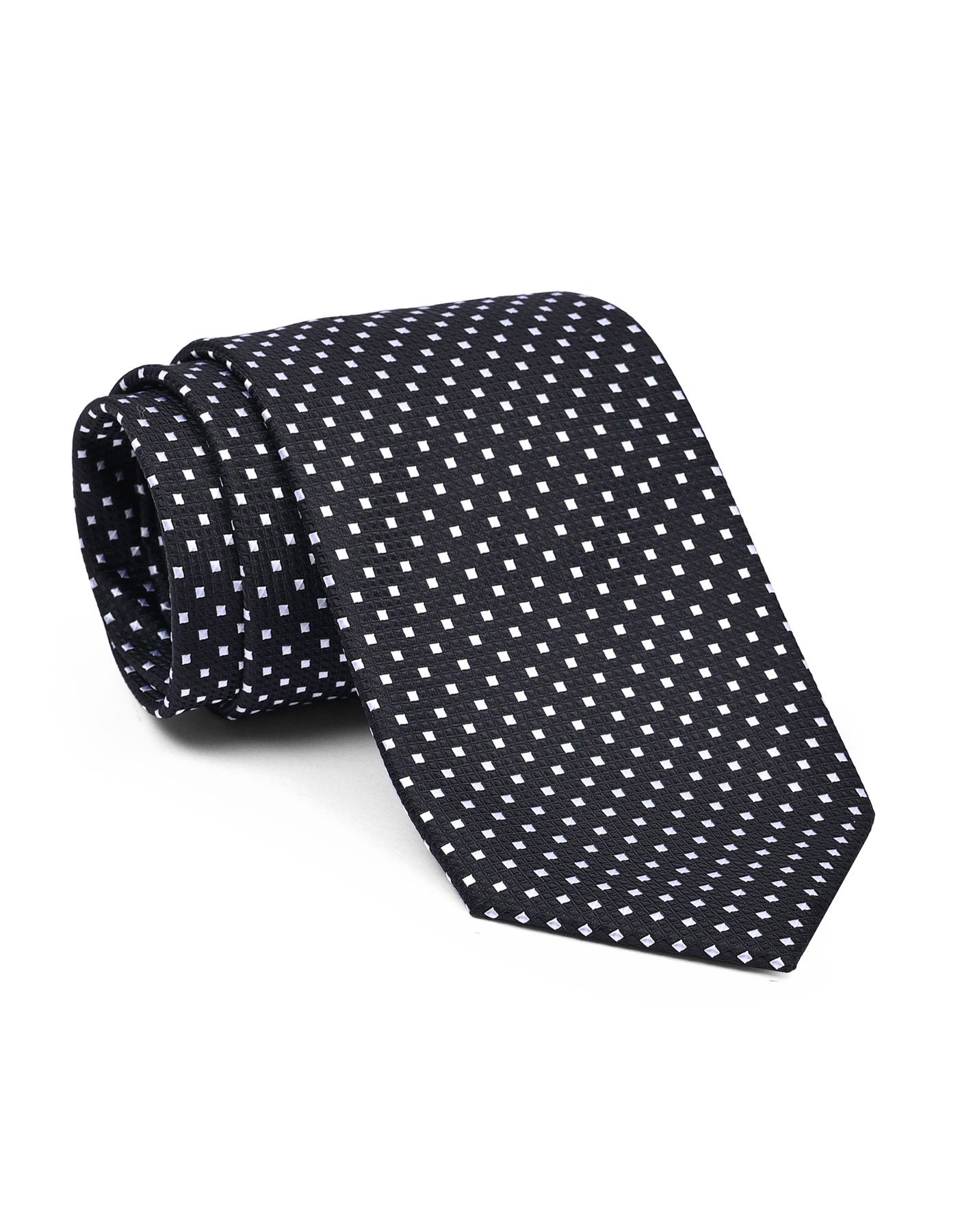 Black Geometric Tie