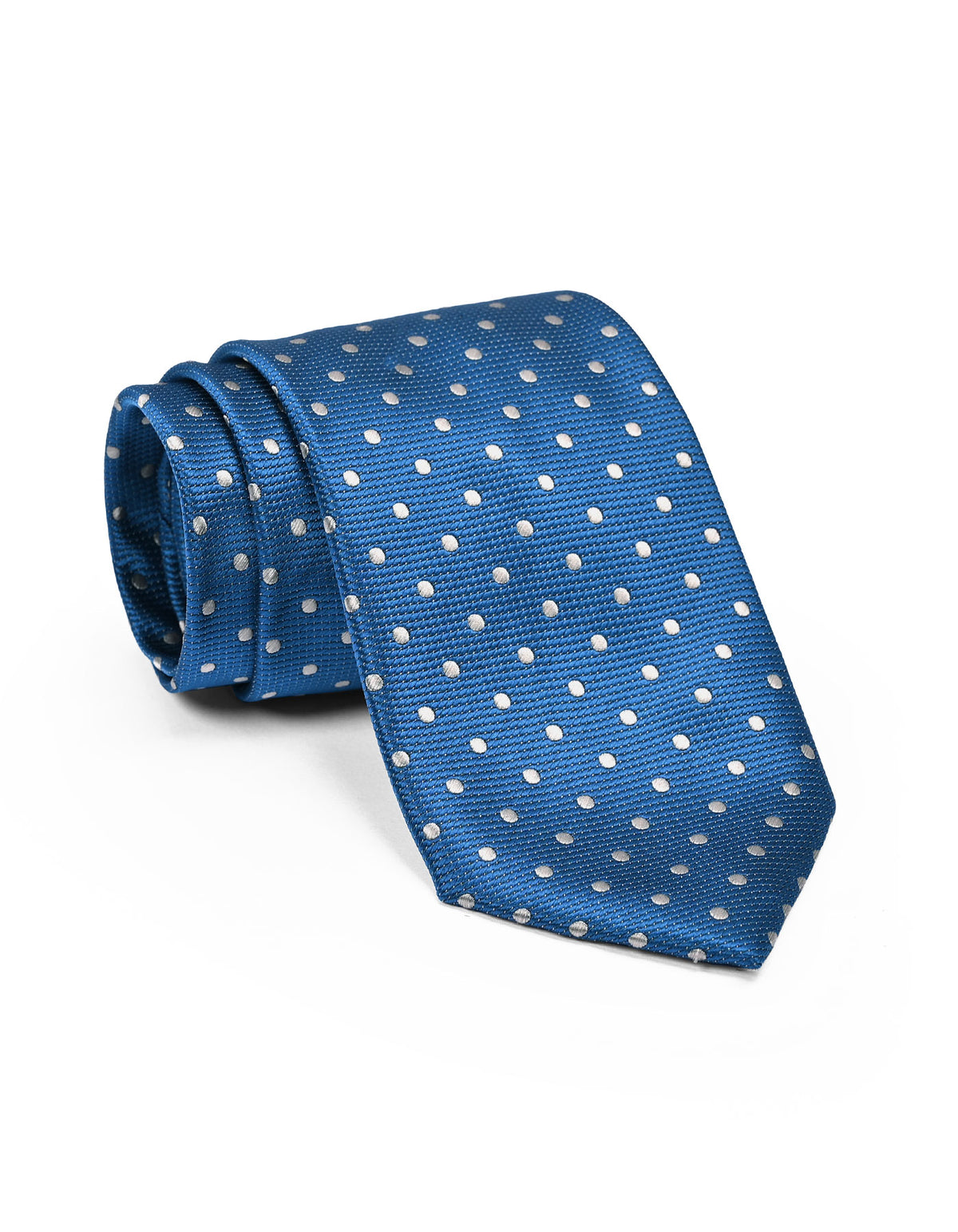 Blue Dotted Tie