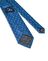 Blue Geometric Tie