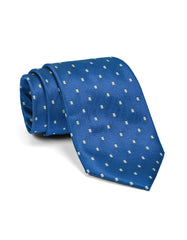 Blue Geometric Tie