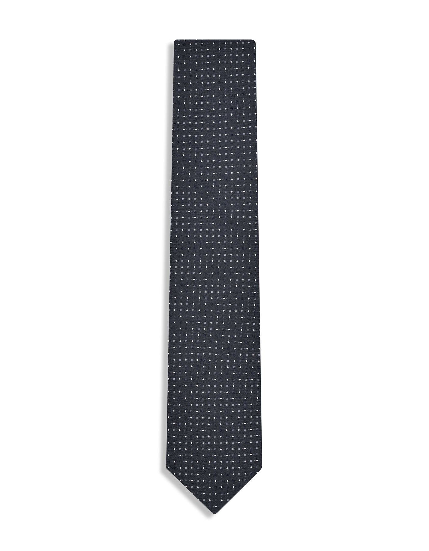 Black Dotted Tie