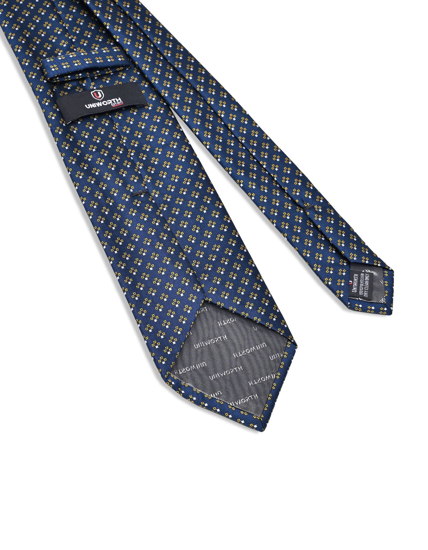 Blue Geometric Tie