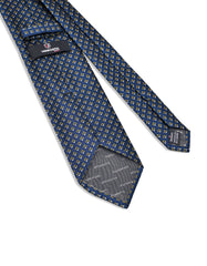 Blue Geometric Tie