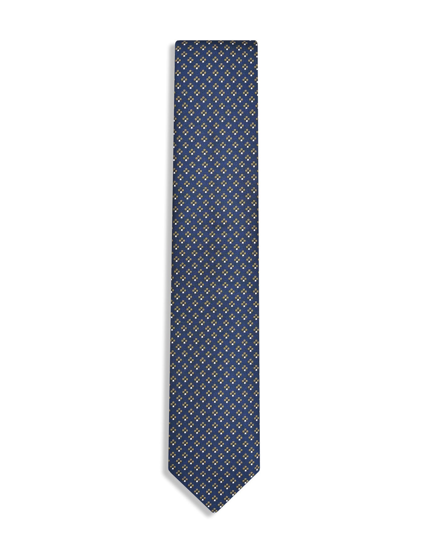 Blue Geometric Tie