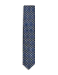 Blue Geometric Tie